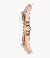 Michael Kors Women’s Quartz Stainless Steel White Dial 38mm Watch MK6694